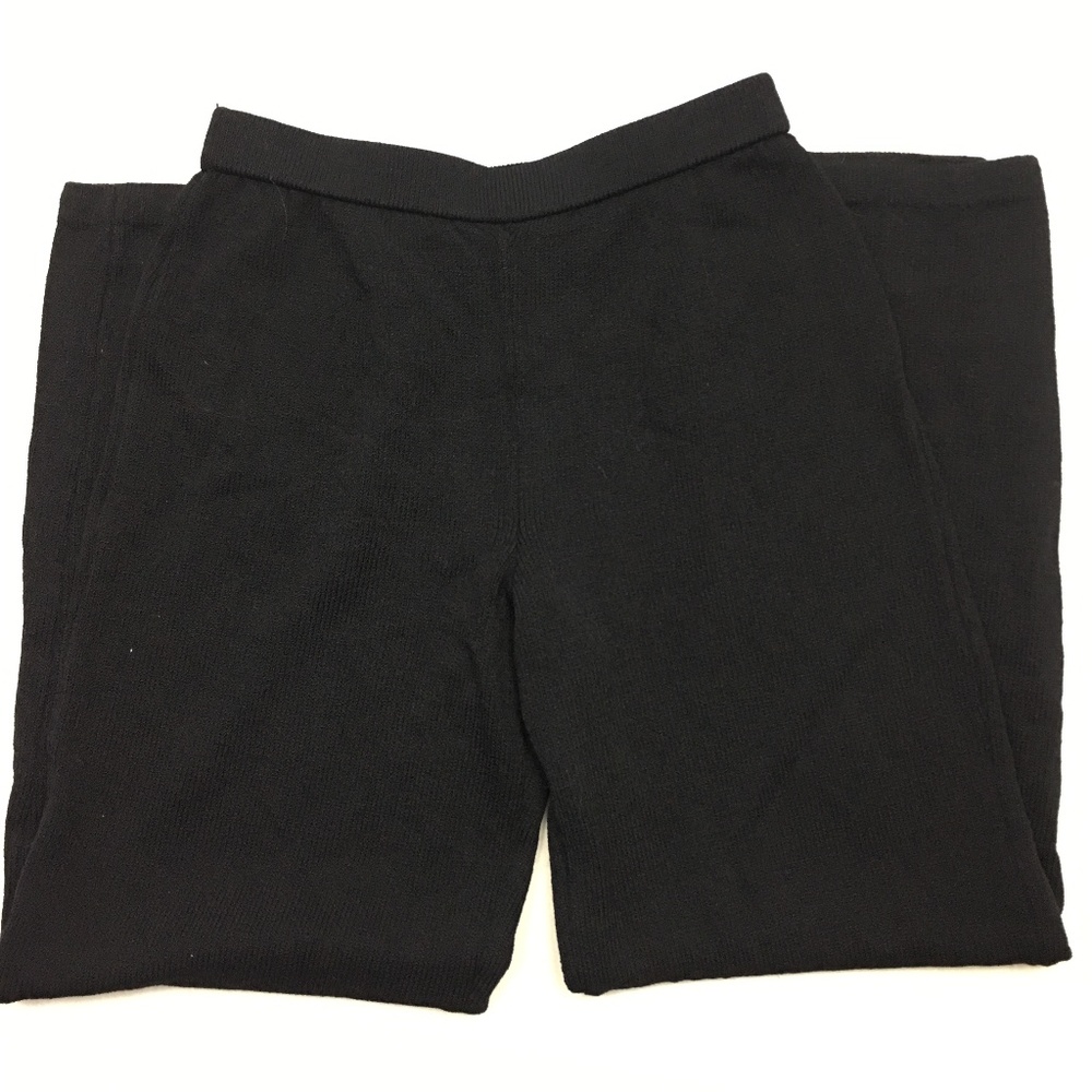 ST JOHN Collection Santana Knit Pant Black Size 4